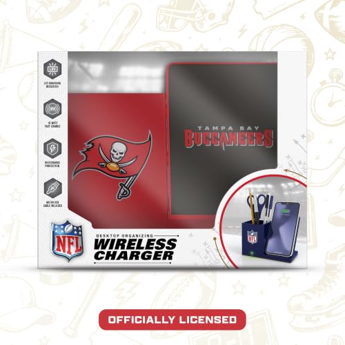 SOAR NFL Unisex Wireless Charging Stand and Desktop Organizer