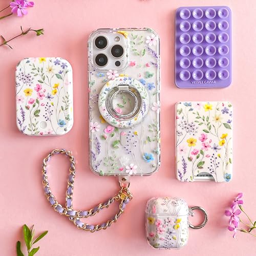 VELVET CAVIAR Compatible with MagSafe Phone Grip - color: Enchanted Floral