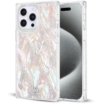 COCOMII Rectangle for iPhone 15 Case, Natural Real Mother of Pearl | Compatible with MagSafe Wireless Charging, Shockproof 10ft Drop Protection, Camera & Screen Protection, Premium Glossy Finish - color: Natural Real Mother of Pearl, size: iPhone 15 (6.1"
