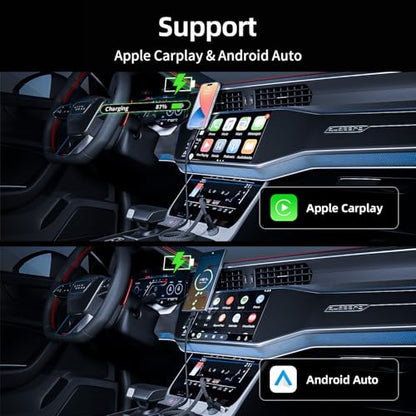 4 in 1 Charging Cable Fast Charging 240W MAX with E-Mark Chip, Carplay - color: Dark Black&White, size: 4FT 1Pack