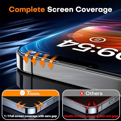 TOCOL for iPhone 14 Screen Protector, Clear - color: Clear