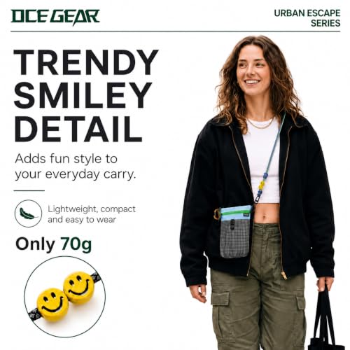 Cell Phone Bag with Strap Lightweight Crossbody Phone Purse with Nylon Lanyard Fits iPhone 12-17 for Travel Casual Walking - color: Blue