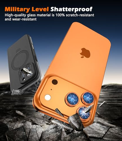 imluckies Camera Lens Protector for iPhone 17 Pro/iPhone 17 Pro Max - color: Orange