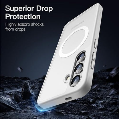 JETech Magnetic Case for Samsung Galaxy S24 Plus, Silver - color: Silver, size: Galaxy S24 Plus