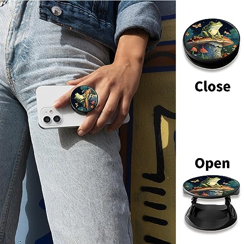 [2 Pack] Cell Phone Grip with Expanding Kickstand, Mushroom Frog - color: Mushroom Frog