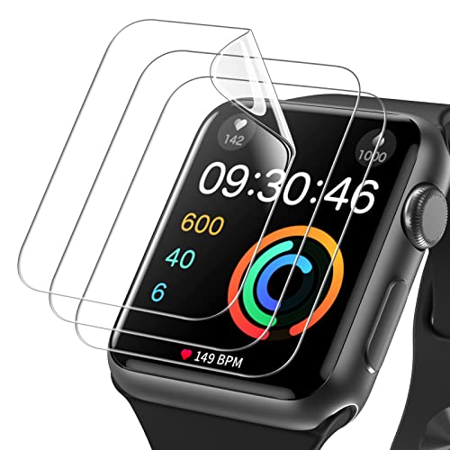 JETech TPU Screen Protector for Apple Watch Series 3/2/1 38mm, 3-Pack - size: Apple Watch Series 3/2/1 38mm