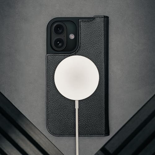 TORRO Leather Case Compatible with iPhone 17 6.3" 2025 - Premium Leather Wallet Flip Case with Kickstand and Card Slots (Compatible with Official MagSafe Chargers) - Black - color: Black, size: iPhone 17
