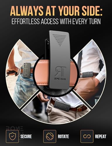 Designed for Samsung Galaxy S23 FE Case with Belt Clip Holster | Rugged Holster & Protective Phone Case Combo with Anti-Slip Texture - Black