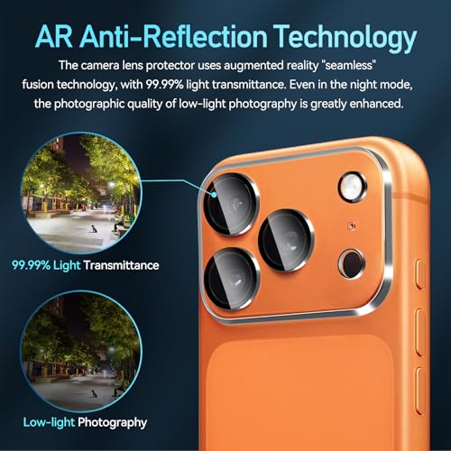 ivoler Camera Lens Protector for iPhone 17 Pro Max 6.9", 4-Pack - size: iPhone 17 Pro Max 6.9''