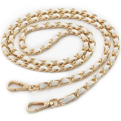 TENOC Universal Metal Phone Wrist Strap/Crossbody Chain - color: C-white