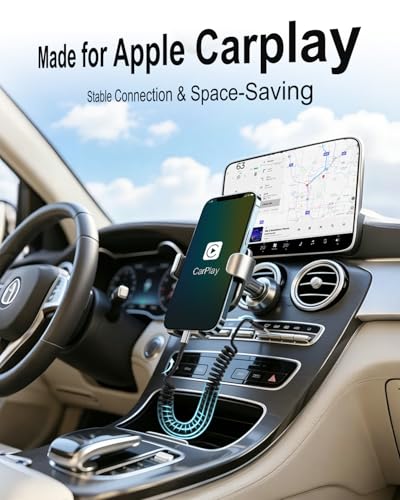 Coiled USB A to Lightning Cable for Car, 2 Pack iPhone Charger Cable 3FT - style: Coiled USB-A to Lightning