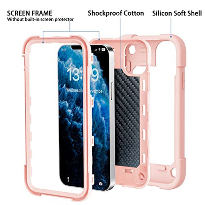 MARKILL Compatible with iPhone 11 Case 6.1 Inch with 360°Rotate Ring Stand, Military Grade Drop Protection Full Body Rugged Heavy Duty Case 3 in 1 Protective Cover Pink - color: Pink, size: iPhone 11 6.1"