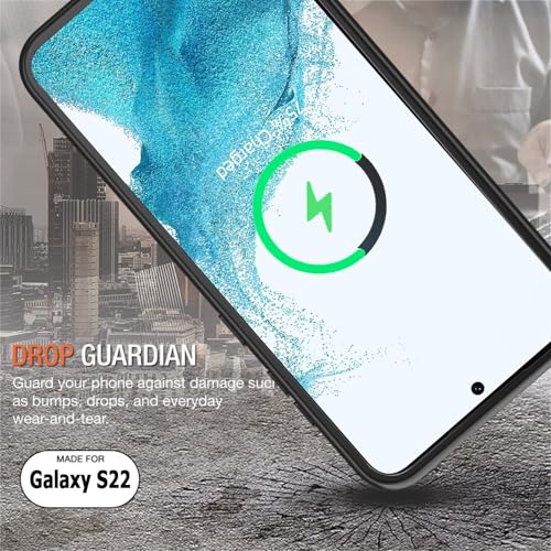 Battery Case for Galaxy S22, Upgraded 10000mAh Portable Protective Wireless Charging Case Compatible with Galaxy S22 (6.1 inch) Rechargeable Extended Battery Pack Charger Case (Black) - size: Galaxy S22 -10000mAh