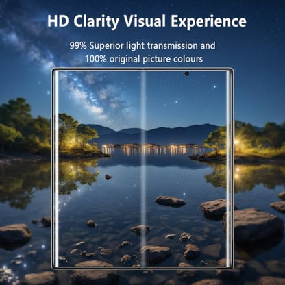 3-Pack Screen Protector for Samsung Galaxy Z Fold 8 Ultra Flexible TPU Film, HD Clear Bubble-Free Self-Healing, Support Fingerprint Unlock Protective Cover Film for Galaxy Z Fold8 Ultra - size: Samsung Galaxy Z Fold 8 Ultra