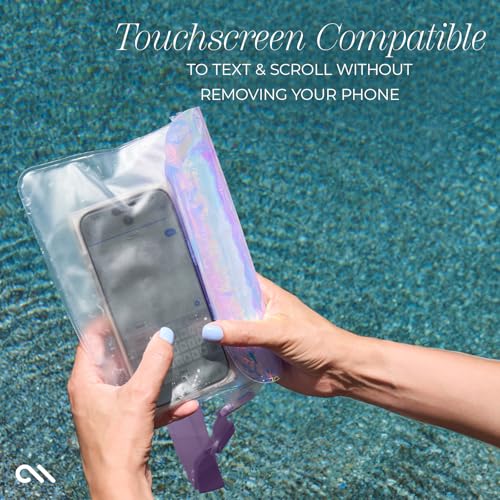 Case-Mate Soap Bubble IP68 Waterproof Fanny Pack - Iridescent - color: Iridescent Clear