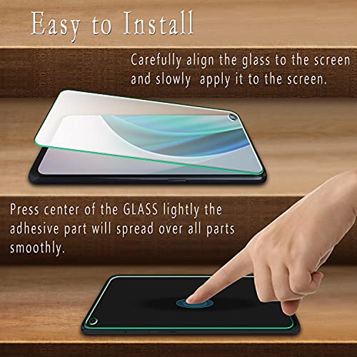 2 Pack Screen Protector for OnePlus Nord N10 5G Tempered Glass Film - size: OnePlus Nord N10