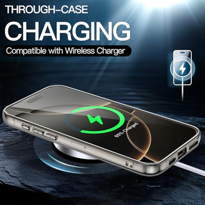 JETech Case for iPhone 16 Pro Max, Anti-Yellowing, Natural Titanium | Shockproof Protection, Scratch Resistant Hard PC Back, Durable Transparent TPU Bumper - color: Natural Titanium, size: iPhone 16 Pro Max