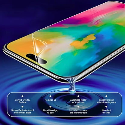 [2 Pack Hydrogel Screen Protector for iPhone 16 Pro