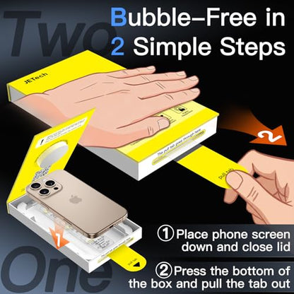 JETech Screen Protector for iPhone 16 Pro Max, 3-Pack - size: iPhone 16 Pro Max