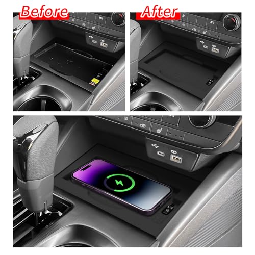 Center Console Wireless Charging Mat for Subaru Outback 2026 - size: for 2026 Subaru Outback (Premium Only)