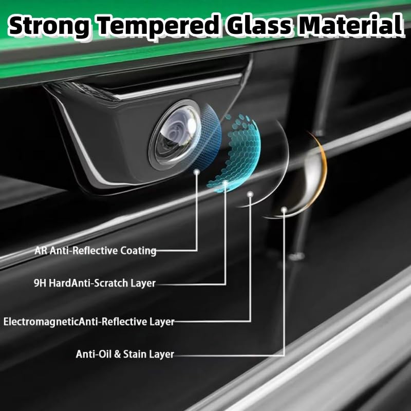 Car Camera Lens Protector,Car 360 Panoramic Camera Protective Cover,Clear Transparency Weatherproof Cars Backup Cameras Protection,Anti-Glare,Anti-Rain,Anti-Collision (2)