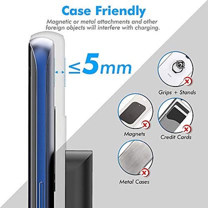 25W Fast Wireless Charger,Wireless Charging Desktop Stand for iPhone Duo/18 - color: WIth Adapter