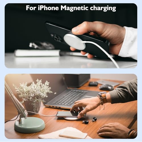 [Apple MFi Certified] iPhone 17 Magnetic Charger,6FT USB C i Phone 17 Wireless Charging Pad & Fast PD USB C Charging Block,Fast iPhone Mag-Safe Charger for iPhone 17/16 Pro/Pro Max/15/14/13/12 Series