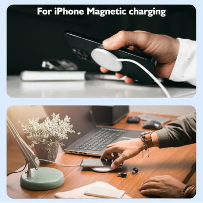 [Apple MFi Certified] iPhone 17 Magnetic Charger,6FT USB C i Phone 17 Wireless Charging Pad & Fast PD USB C Charging Block,Fast iPhone Mag-Safe Charger for iPhone 17/16 Pro/Pro Max/15/14/13/12 Series