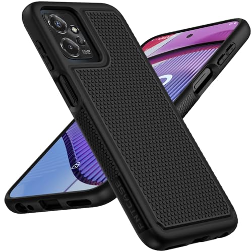 FNTCASE for Moto G 5G 2023/G Power 5G 2023 Case: Dual Layer Non Slip Matte | Shockproof, 14FT Military Grade Drop Protection, Anti-Scratch, Heavy Duty Protective Cell Phone Cover, for Daily Use, Black - color: Black, size: For Moto G 5G 2023/G Power 5g 20