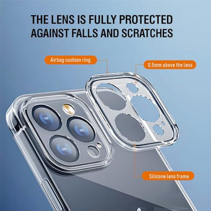 for iPhone 15 Case,Anti-Yellowing,Military-Grade Drop Protection,Clear Slim Soft TPU Shockproof Phone Case,2 Pcs - color: Clear for iphone 15