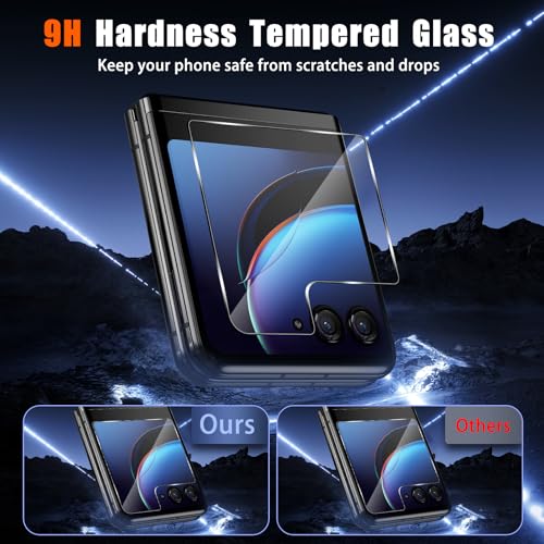 For Moto Razr+/Plus 2023 Screen Protector Soft TPU (2+2 Pack) - size: Motorola Moto Razr+ 2023