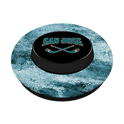 San Jose Hockey - Sports Fans PopSockets PopGrip: Swappable Grip for Phones & Tablets