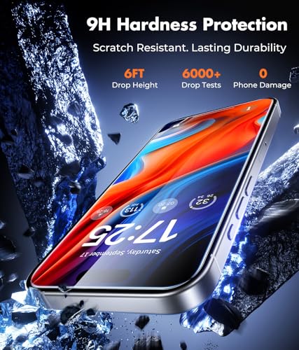 UNBREAKcable 2-Pack Screen Protector for iPhone 16 Pro Max Tempered Glass - size: iPhone 16 Pro Max