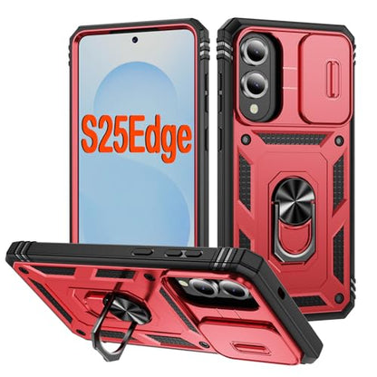 PASNEW Case for Samsung Galaxy S25Edge,6.7",Red - color: Red, size: Galaxy S25 Edge (6.7 inch)