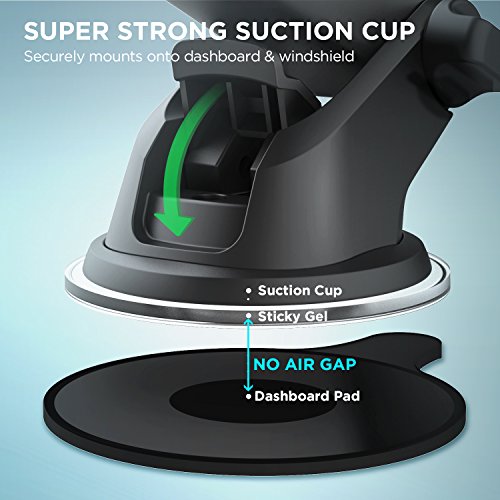 iOttie Easy One Touch Classic Dash & Windshield Smartphone Mount iPhone 18 - style: Classic