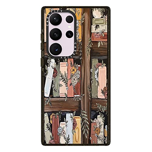 CASETiFY for Galaxy S23 Ultra Case - Impact | 8.2 ft. Drop Protection | Bookshelf Garden by KT's Canvases | Black - color: Bookshelf Garden, size: Galaxy S23 Ultra (6.8")