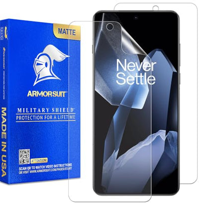 ArmorSuit 2 Pack Paper-Feel Texture Screen Protector for OnePlus 13R (6.8 Inch, 2025) Case Friendly MilitaryShield Matte Film - Made in USA