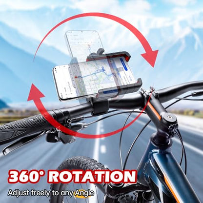 3rd Gen Shockproof Bike Phone Holder with Secure Lock for 4.7-7'' Phones
