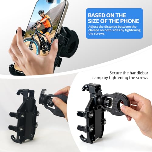 ZNH Bike Phone Holder for Bike, Bicycle Phone Mount