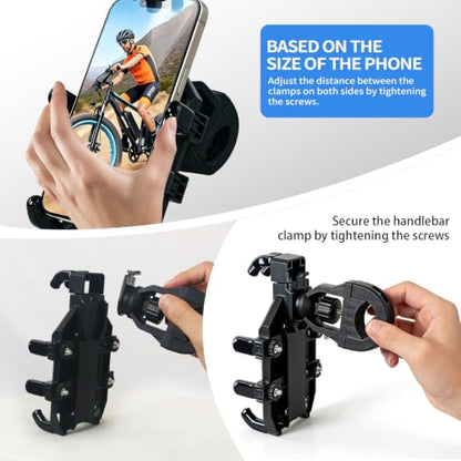 ZNH Bike Phone Holder for Bike, Bicycle Phone Mount