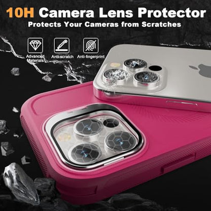 Follaroma for iPhone 16 Pro Case,Magnetic,Heavy Duty Case,6.3'', Hot-Pink - color: Hot-pink, size: iPhone 16 Pro 6.3''