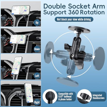Vent Magnetic Phone Mount for 2015-2020 Ford F150 & 2017-2021 Super Duty - size: Magnetic