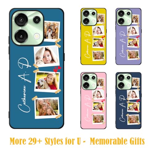 Custom Personalized Case for UMIDIGI G9 5G/UMIDIGI G9T G9C G9A 2024 Phone Photo Logo Text Name Picture Monogram Design Memorial Gift for Anniversary Families,Customize Soft Thin Cover,6.75 inch - color: Pattern02