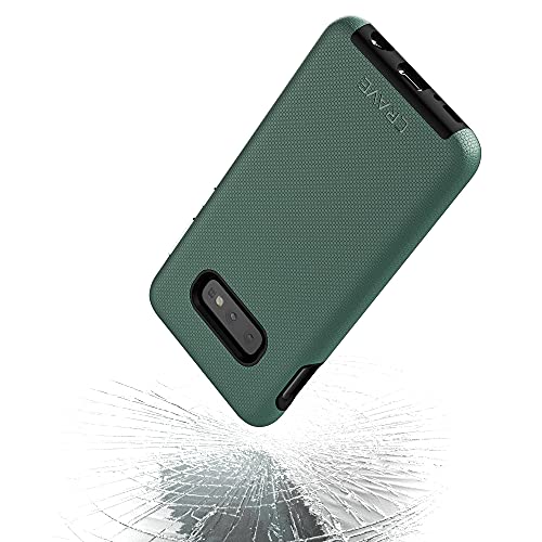 Crave Dual Guard for Samsung Galaxy S10e Case, Shockproof Protection Dual Layer- Forest Green - color: Forest Green