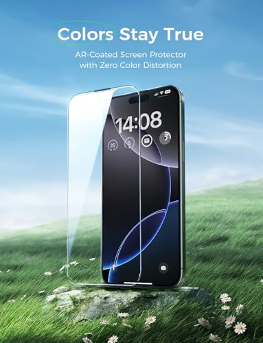 MAGIC JOHN 2 PACK for iPhone 16 Pro Screen Protector Eye Protection - size: iPhone 16 Pro
