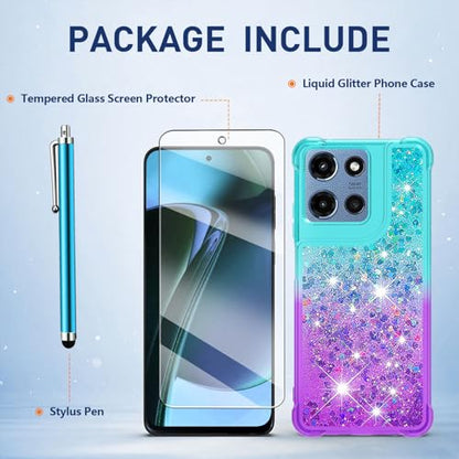 for Moto G 2025/2026 Case, Moto G Play 2026 Phone Case, Blue Purple - color: Blue Purple