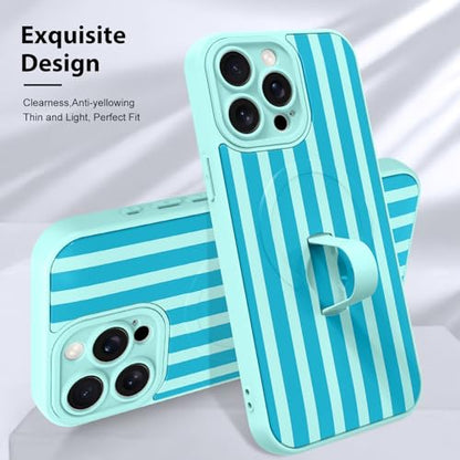 KANGHAR Compatible with iPhone 15 Pro Case Stripes -Blue - color: Blue-Stripes, size: iPhone 15 Pro