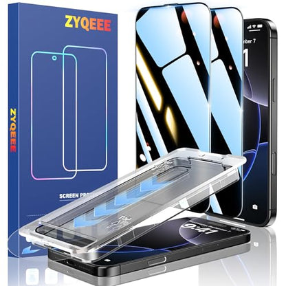 2 Pack for iPhone 16 Pro Max Privacy Screen Protector 6.9 inch, [Military Grade Shatterproof] 9H Tempered Glass Protective Film, Fast & Easy Installation, Auto Alignment, Auto Dust-Elimination - size: iPhone 16 Pro Max