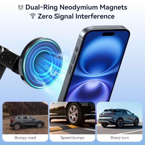 Magnetic Car Cup Holder Phone Holder, 2-In-1 Cup Holder Extender for Car - color: Magnetic Holder