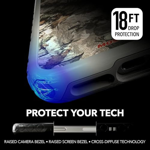 Mossy Oak | Terra Gila | Dual-Layer Case in Gray Designed for iPhone 13 Pro Shock & Drop Proof - Durable | As Seen on Shark Tank - color: Terra Gila | Gray, size: Apple iPhone 13 Pro